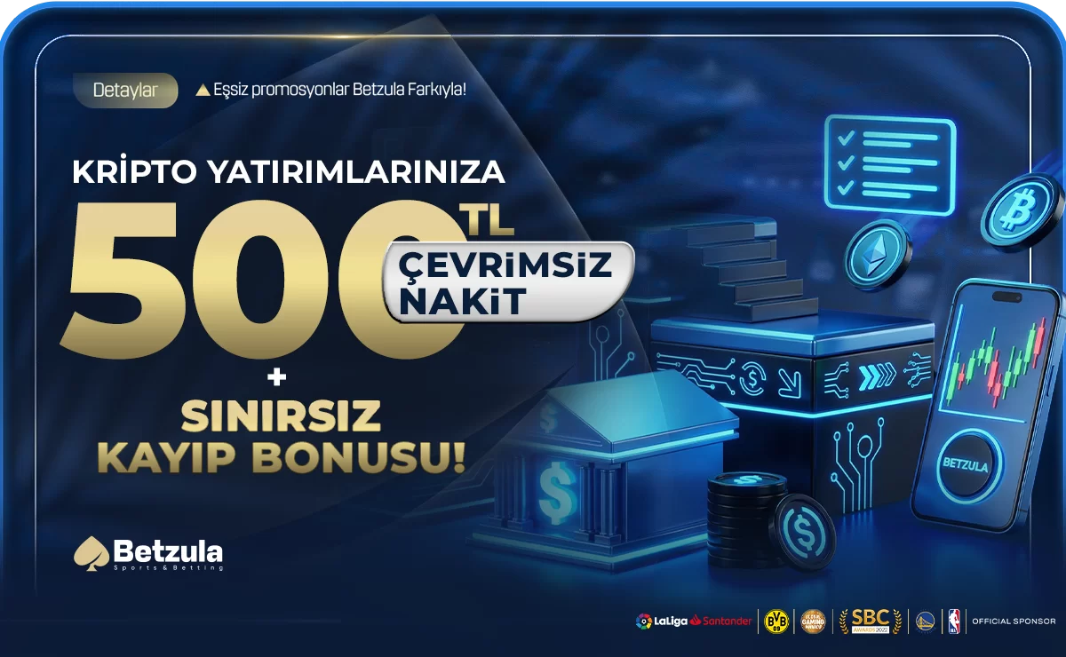 KRİPTO YATIRIMLARINIZA  500TL